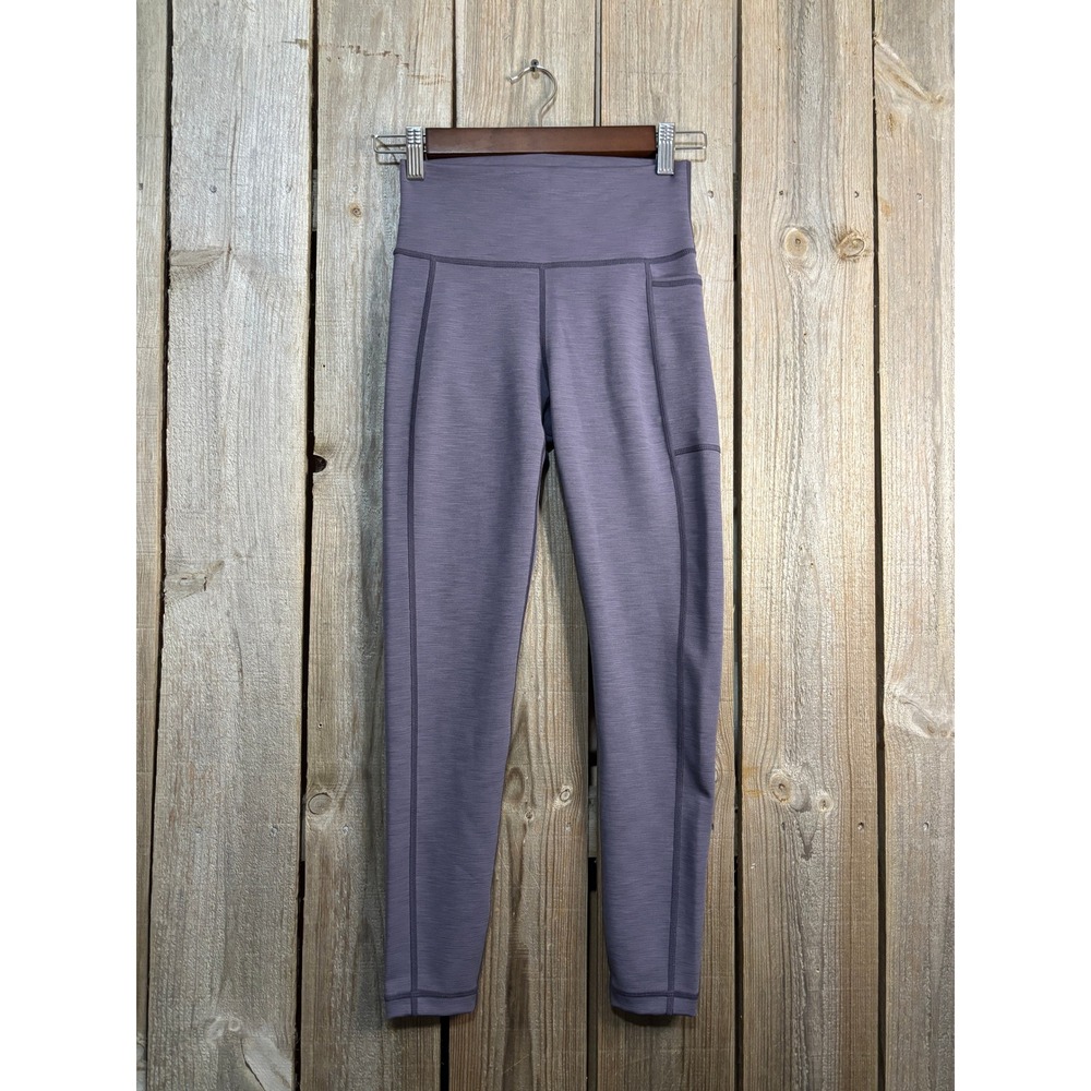 Sweaty Betty Super Sculpt High Waisted 7/8 Leggings Purple XS SB5071A 78